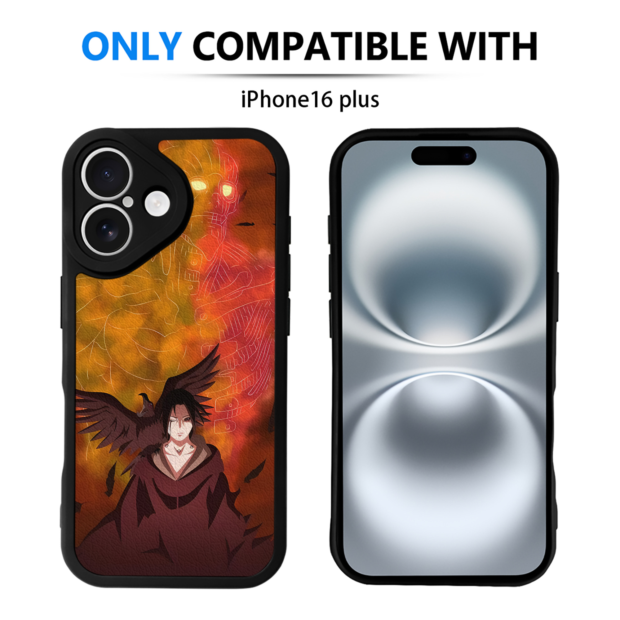 （画像用） NARUTO -ナルト- NARUTO -ナルト- 疾風伝 【iPhone 16シリーズ対応】シリコンスマホケース（レザー調） 材質：シリコン